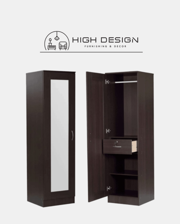 Wardrobe, 1 Door, MDF Custom