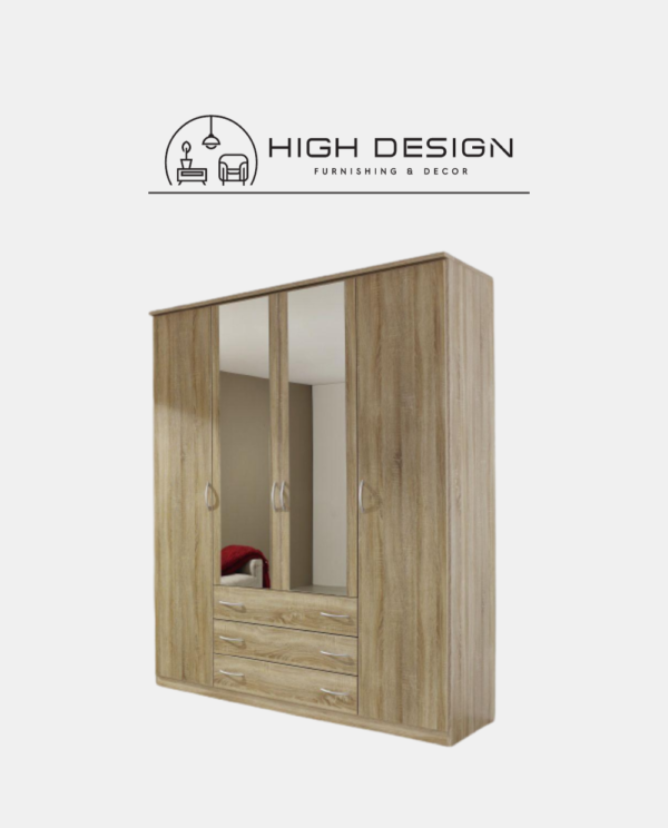 Wardrobe, 4 Door, MDF Custom