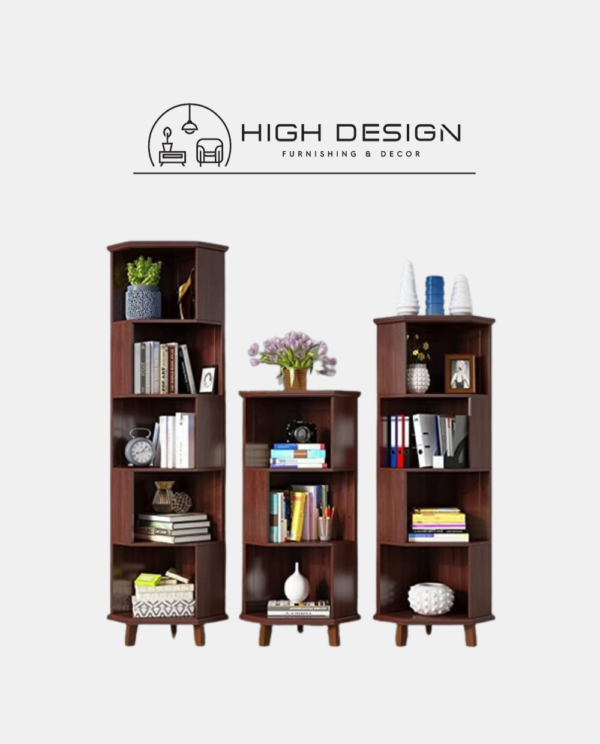 Balanbo Corner Book Cabinet
